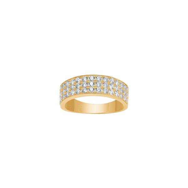 Siersbøl\'s 8kt. guldring m/cz 
