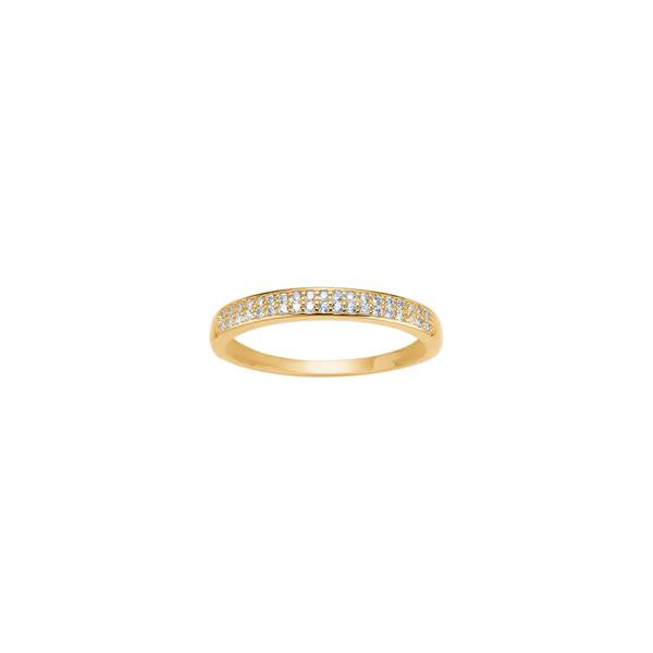 Siersbøl\'s 8kt. guldring m/cz 