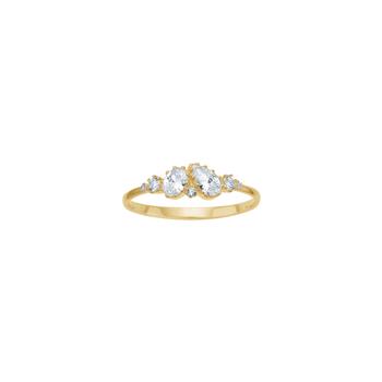 Siersbøl's 8kt. guldring m/cz