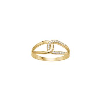 Siersbøl's 8kt. guldring m/cz