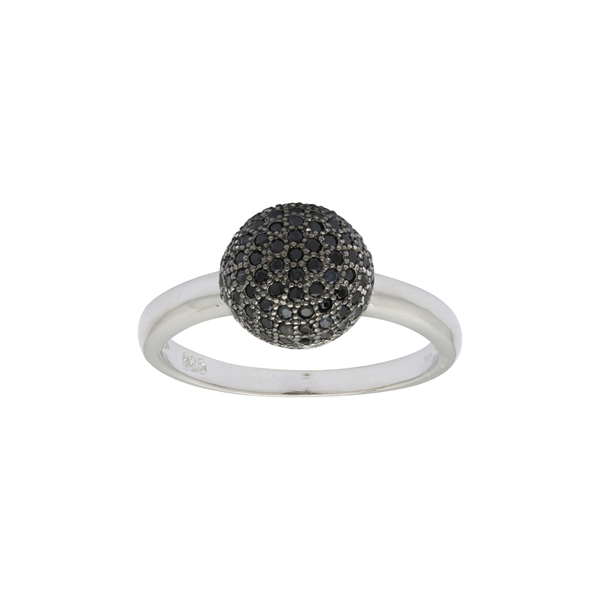 Joanli Nor\'s Sort rhd sølvring AMOLANOR Str.60