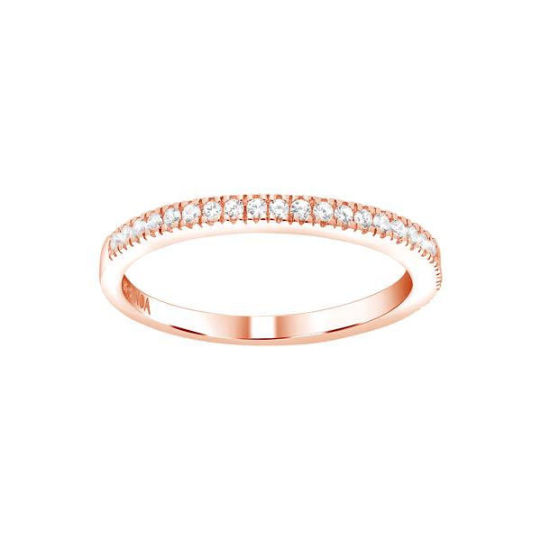 Joanli Nor\'s Rosaforgyldt ring ADINANOR med 1 række cz. Str.56