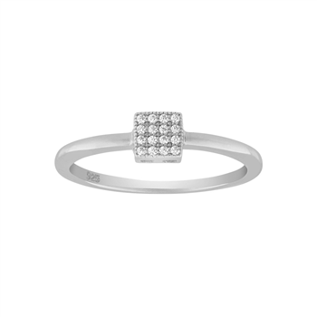 Joanli Nor's Rhodineret sølv ring ALITANOR 4mm* Str.60