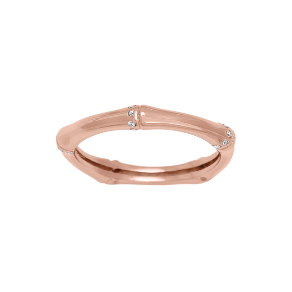 Joanli Nor\'s Rosa forgyldt sølv ring FLORINANOR 3mm