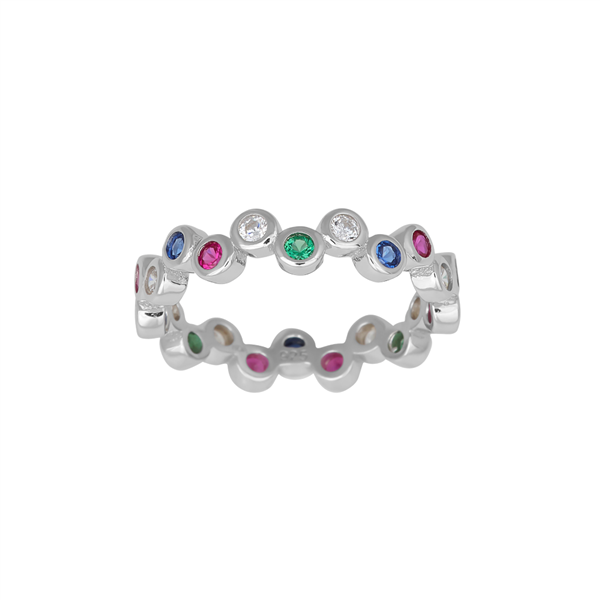 Joanli Nor\'s Rhod. sølvring EBRUNOR 4mm Str.56