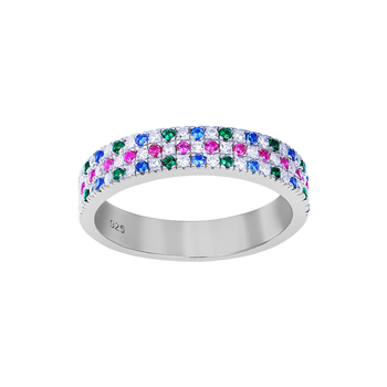 Joanli Nor's Rhd. sølv ring FREYANOR 4,5mm Str.60