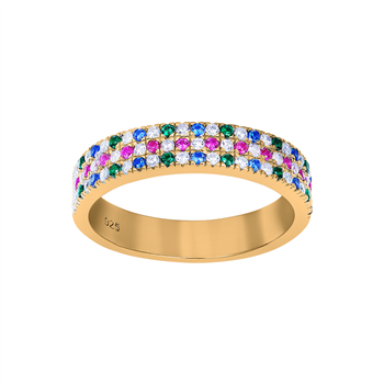 Joanli Nor's Forgyldt sølv ringFREYANOR 4,5mm Str.60