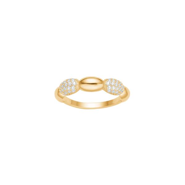 Joanli Nor\'s Forgyldt sølv ring REBECCANOR str. 60