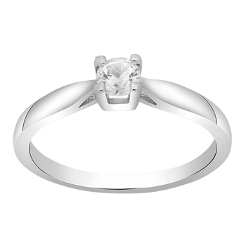Joanli Nor's SWAROVSKI rhd sølvring AMELIANOR  5,5mm Str.60