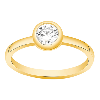Joanli Nor's SWAROVSKI fg. sølvring AMYNOR rør 7,5mm Str.60