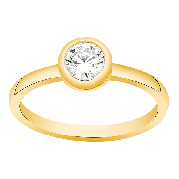 Joanli Nor\'s SWAROVSKI fg. sølvring AMYNOR rør 7,5mm Str.58