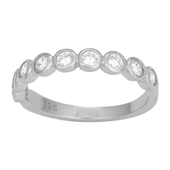 Joanli Nor's SWAROVSKI sølv ring AMYNOR Str.60