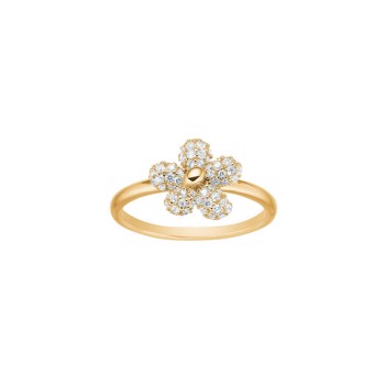 Joanli Nor's Forgyldt sølv ring PHOEBENOR str. 54
