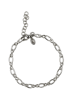 L&G's Armbånd sølv rhodineret evig