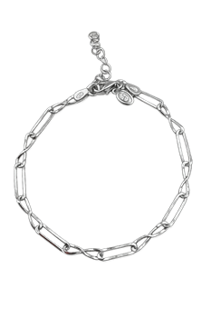 L&G's Armbånd sølv rhodineret evig