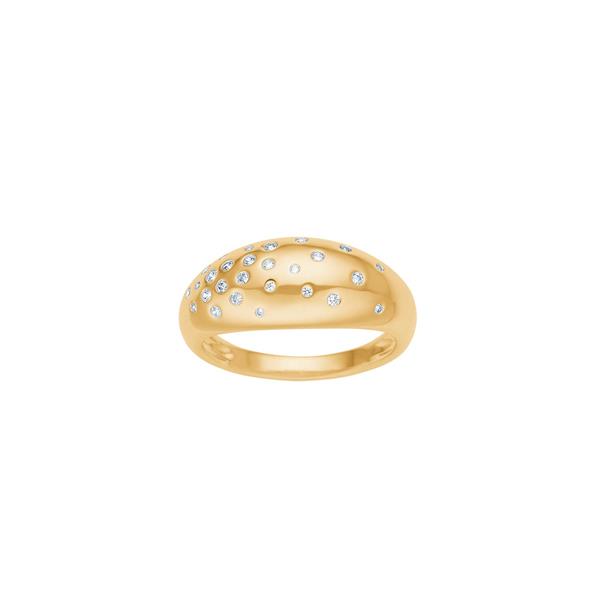 Joanli Nor\'s Forgyldt sølv ring RHEANOR str. 58