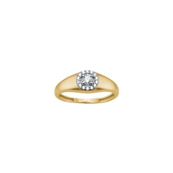 Siersbøl's 8kt. guldring  m. cz