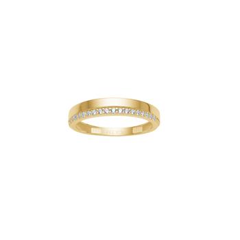 Siersbøl's 8kt. guldring  m. cz