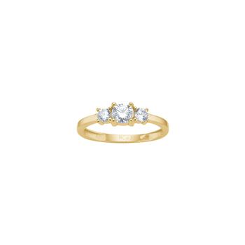 Siersbøl's 8kt. guldring  m. cz