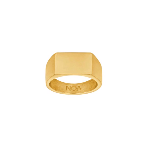 Son of Noa\'s SON stål ring IP gold plade str. 66