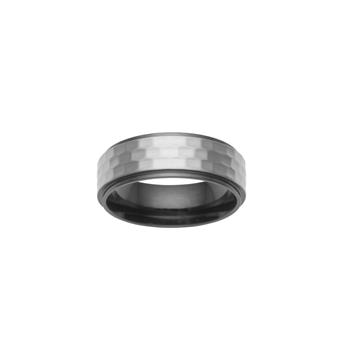 Son of Noa's SON stål ring med IP black str. 70