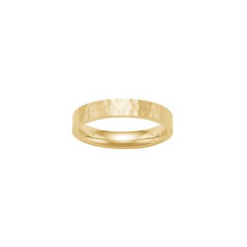 Son of Noa's SON stål ring IP gold, hamret, str. 70