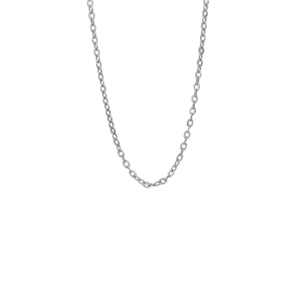 Aagaard\'s Sølv collier flad anker 38cm
