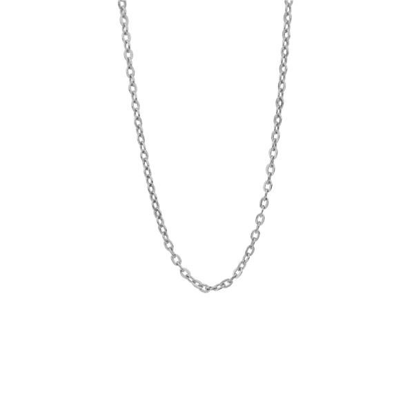 Aagaard\'s SØLV COLLIER ANKER FLAD 45CM