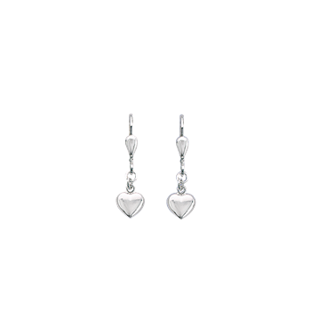 Aagaard's SØLV ØREHÆNGER M/HJERTE