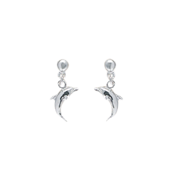 Aagaard's SØLV ØRESTIK M/ STIK DELFIN