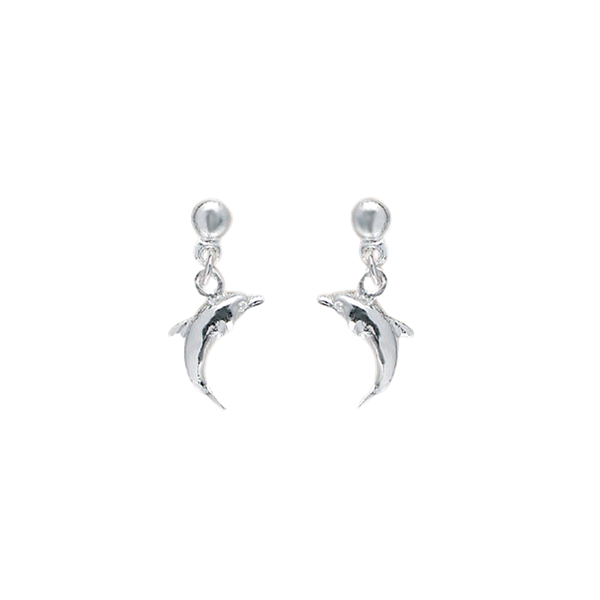 Aagaard\'s SØLV ØRESTIK M/ STIK DELFIN