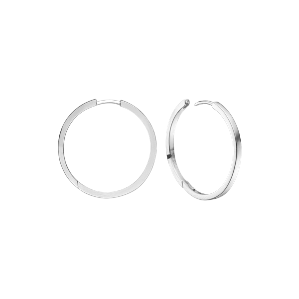 Aagaard\'s SØLV CREOL  20MM TRÅD 2 MM M/KLAPLÅS