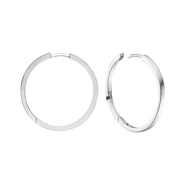 Aagaard\'s SØLV CREOL  26MM TRÅD 2 MM M/KLAPLÅS