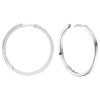 Aagaard's SØLV CREOL  32MM TRÅD 2 MM M/KLAPLÅS