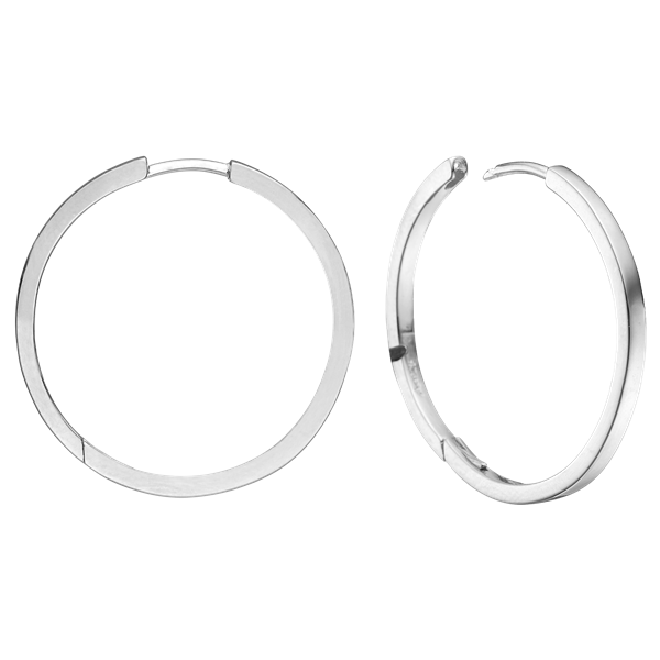 Aagaard\'s SØLV CREOL  32MM TRÅD 2 MM M/KLAPLÅS