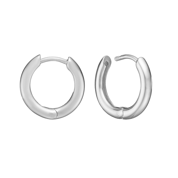 Aagaard\'s SØLV CREOL 21,5 MM, TRÅD 2,7 MM M/KLAPLÅ