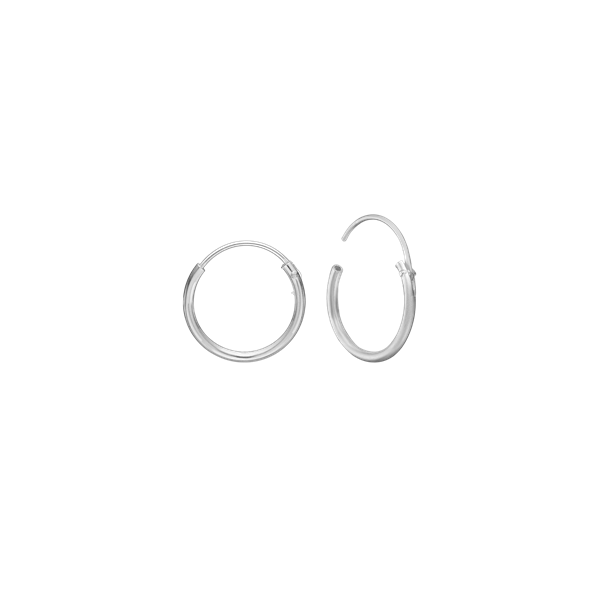 Aagaard\'s SØLV CREOL 10,5 MM, 1,2 MM TRÅD M/VIPPEL