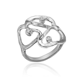 Blicher Fuglsang's Skøn ring med Zirkonia