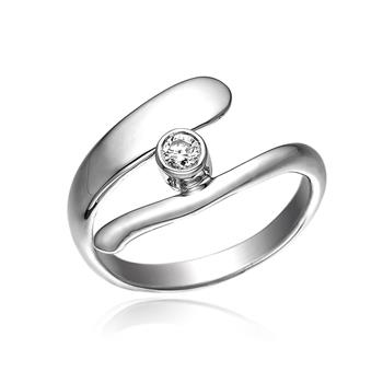 Blicher Fuglsang's Ring i blank sølv