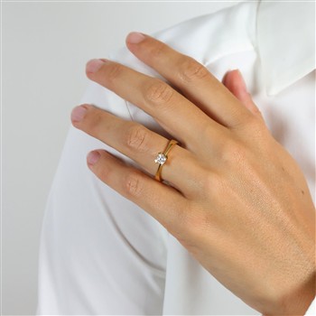 Aagaard's MARY Ring 14K LG DIAM 0,25CT W/VS