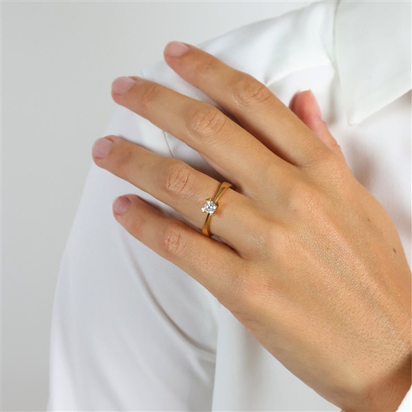 Aagaard\'s MARY Ring 14K LG DIAM 0,25CT W/VS