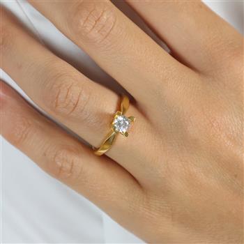 Aagaard's ETERNITY 14KT D.RING 1X0,50CT WSI 4/GRAB