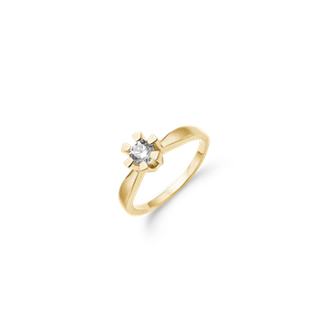 Aagaard's ETERNITY 14KT D.RING 1X0,40CT WSI
