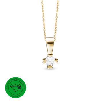 Aagaard's MARY Vedh. 14K LG DIAMANT 0,75CT