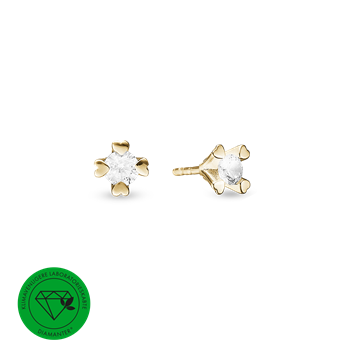 Aagaard's MARY Ørestik 14K LG DIAMANT 2x0,50CT 