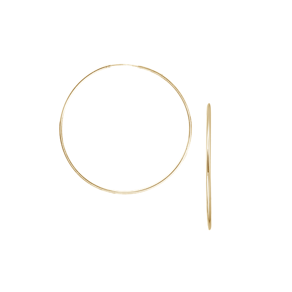 Aagaard\'s 14KT CREOL 40MM, TRÅD 2MM M/VRIDLÅS