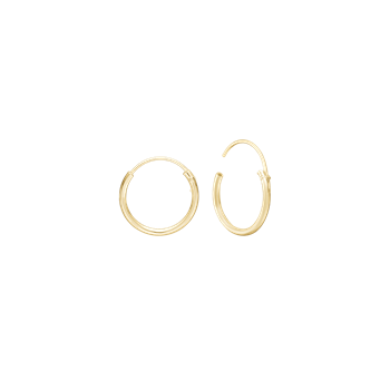 Aagaard's 14KT CREOL 10,5 MM, TRÅD 1,2MM M/VIPPELÅ