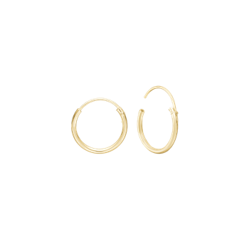 Aagaard's 14KT CREOL 12,5 MM TRÅD 1,2MM M/VIPPELÅS