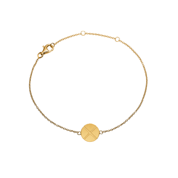 Aagaard\'s Armbånd, kryds, forg sølv