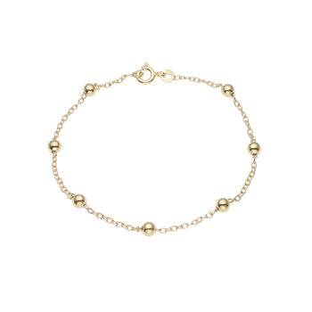 Aagaard's Armbånd, kugler, 19cm forg.